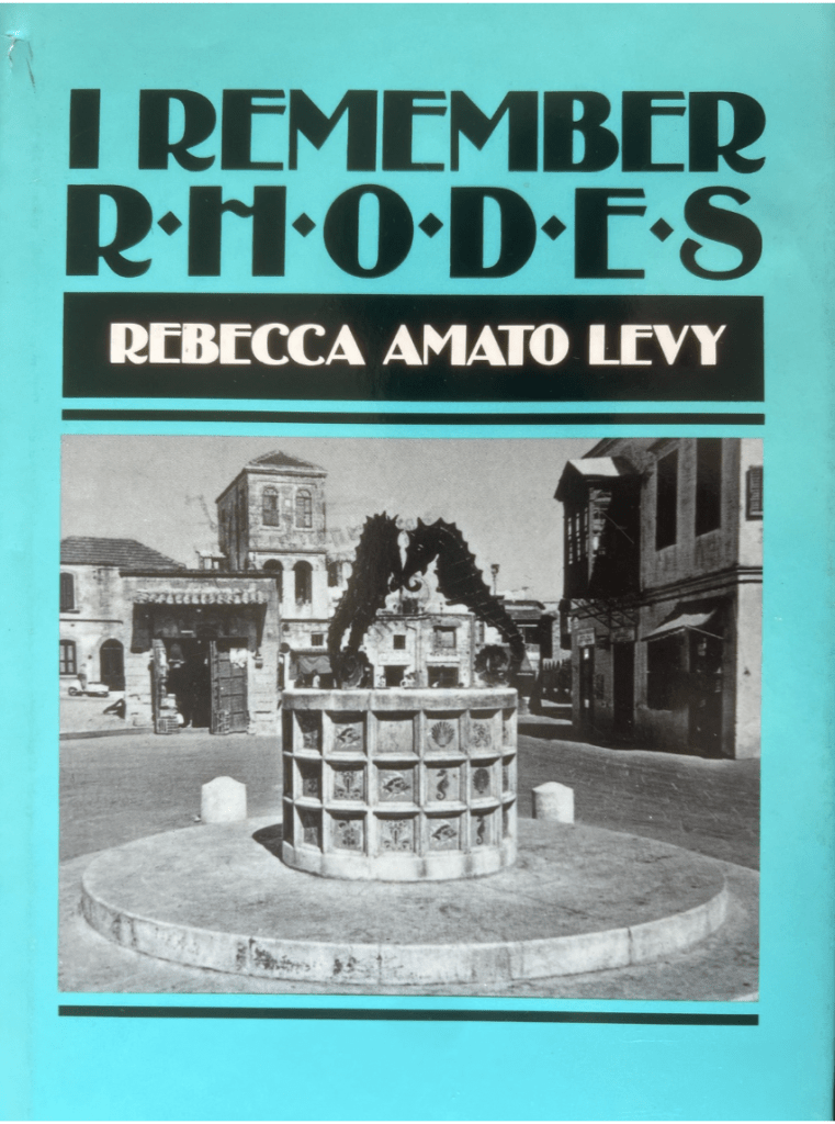 a book cover with a fountain in the middle of a street